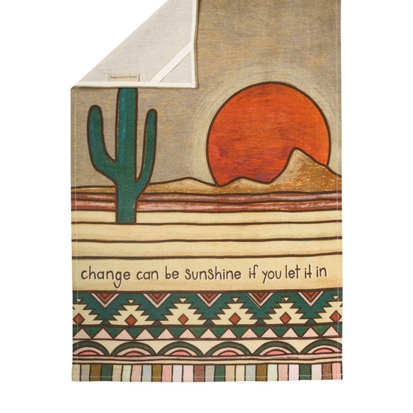 Change Can Be Sunshine Let It In Kitchen Towel - Picture 1 of 4